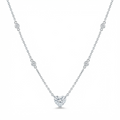 The Heart Solitaire Pendant with a Yard Chain