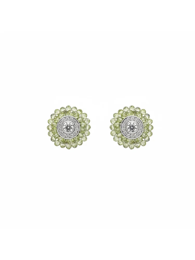 Pistachio Petal Studs