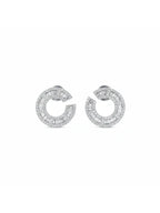 Inaara Crest Hoop Earrings